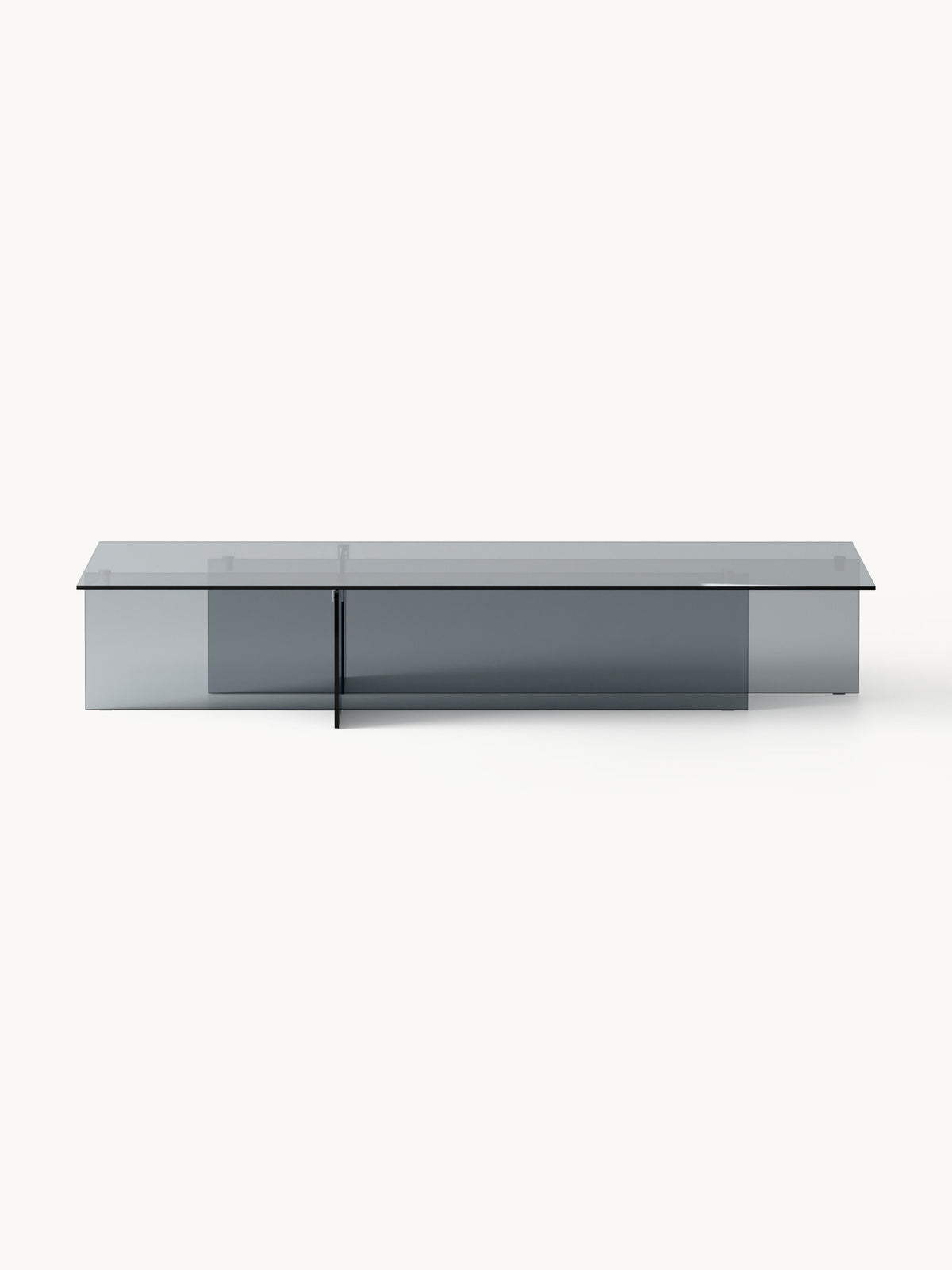 Anoukra Large Coffee Table in Glass, W 160 cm