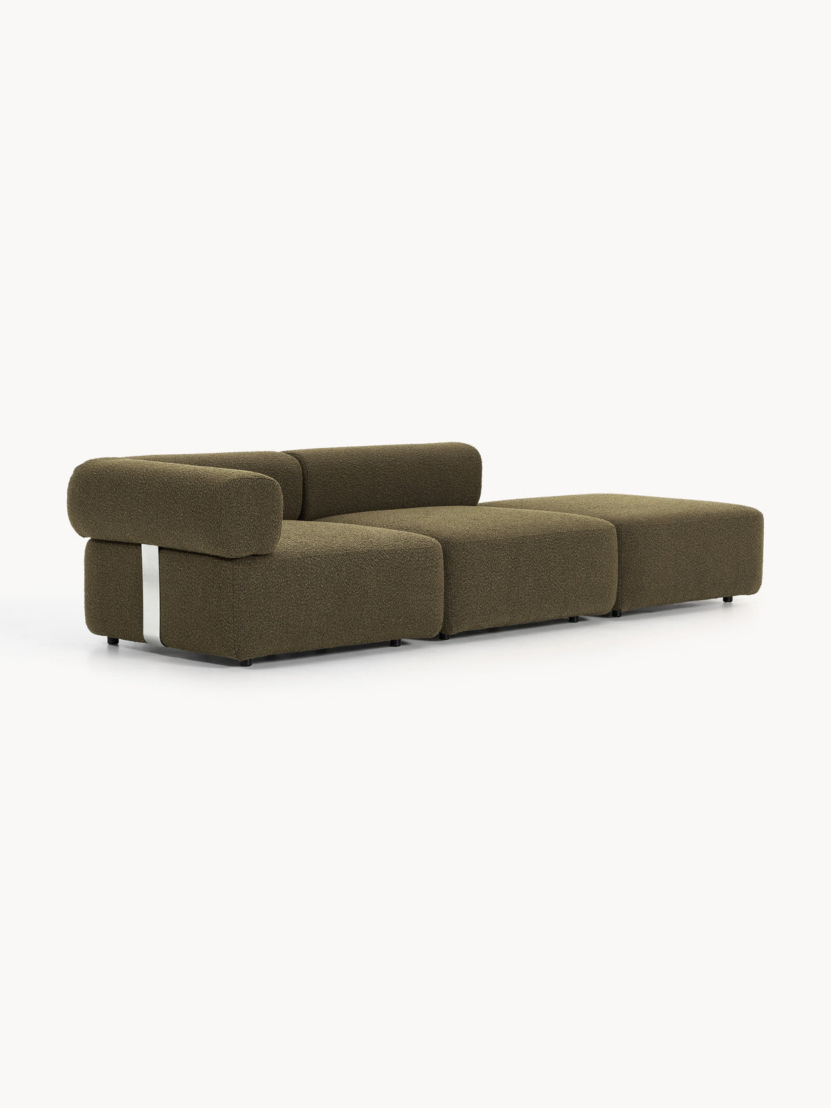 Antorius Modular Ottoman in Bouclé