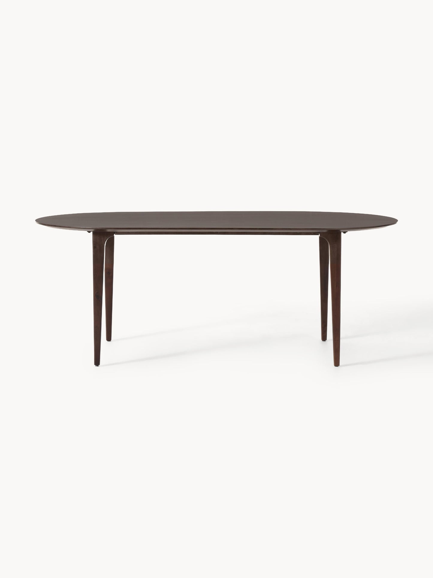 Archelio Oval Dining Table in Mango Wood, 200 x 100 cm