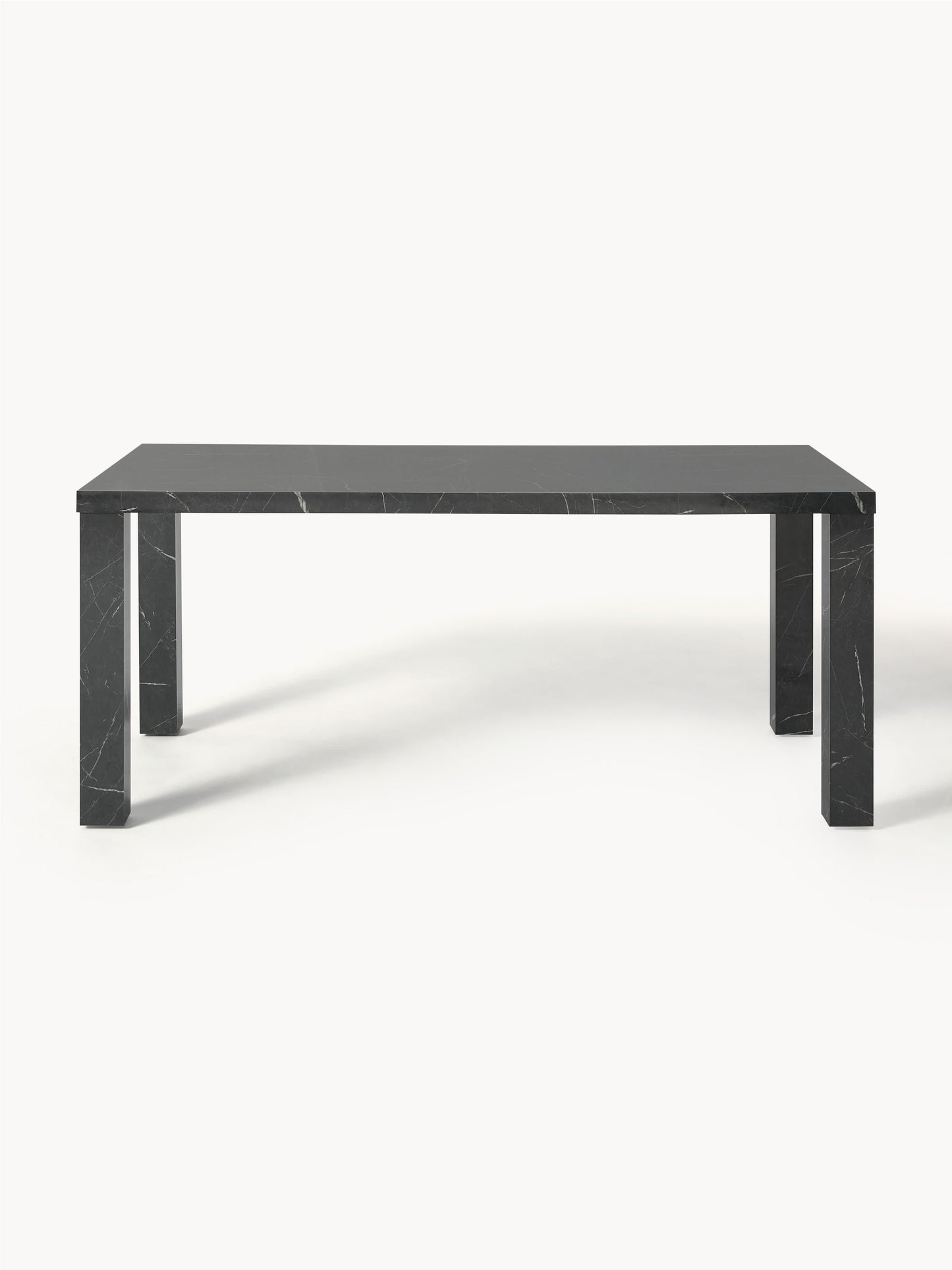 Carlathe Dining Table, Marble Look, 180 x 90 cm