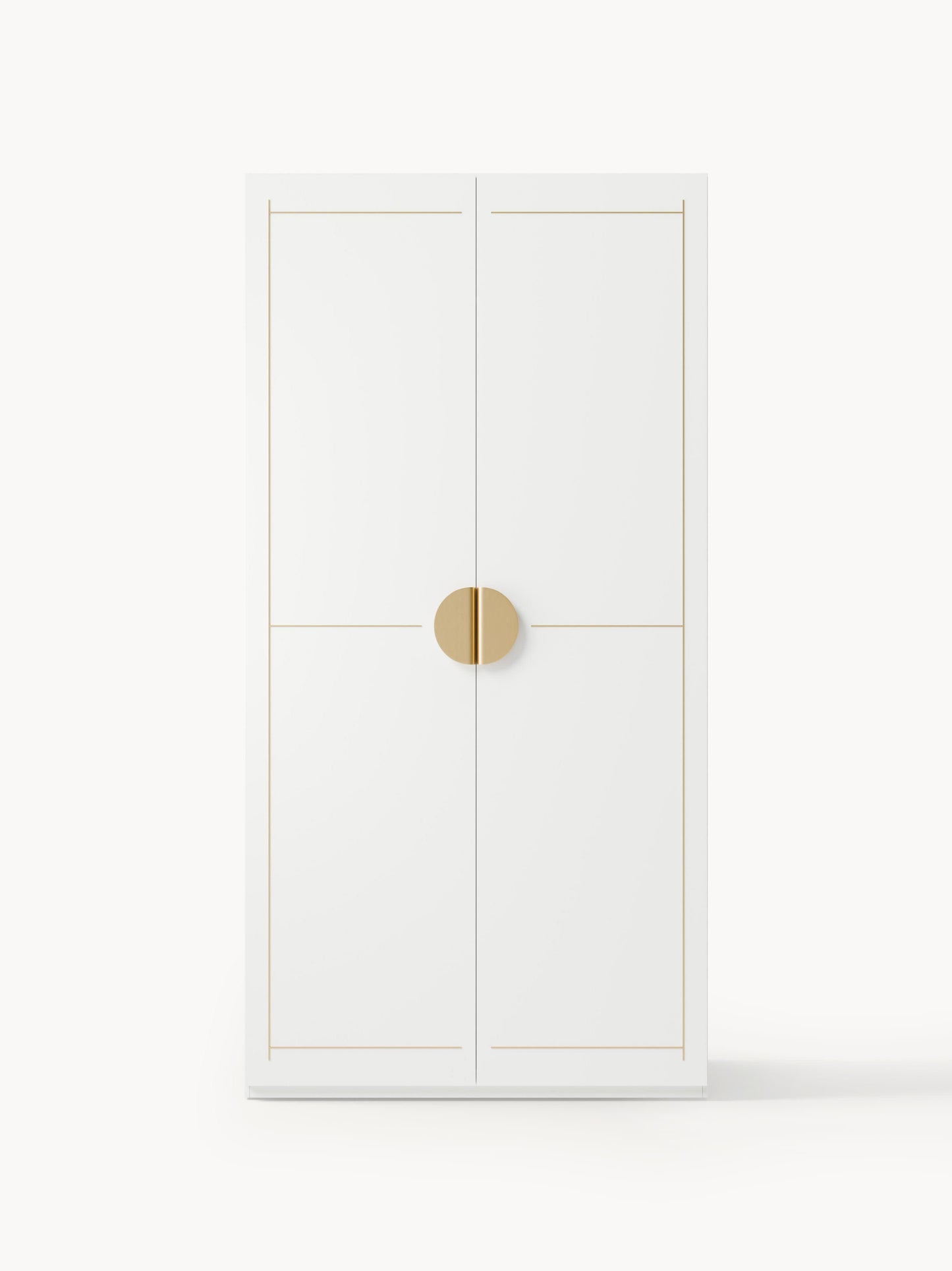 Denvarro Modular Hinged-Door Wardrobe, 100 cm Wide, in Various Sizes