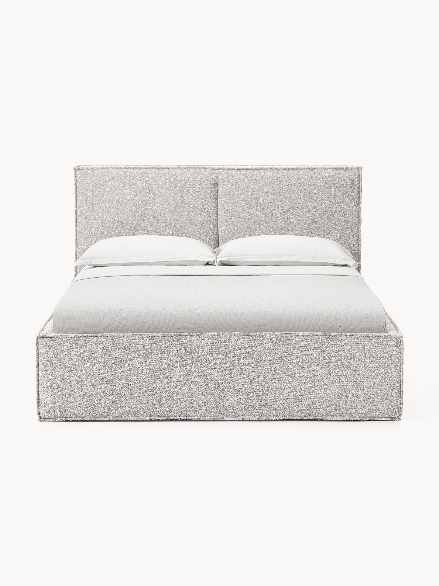 Dremvard Upholstered Bed in Bouclé
