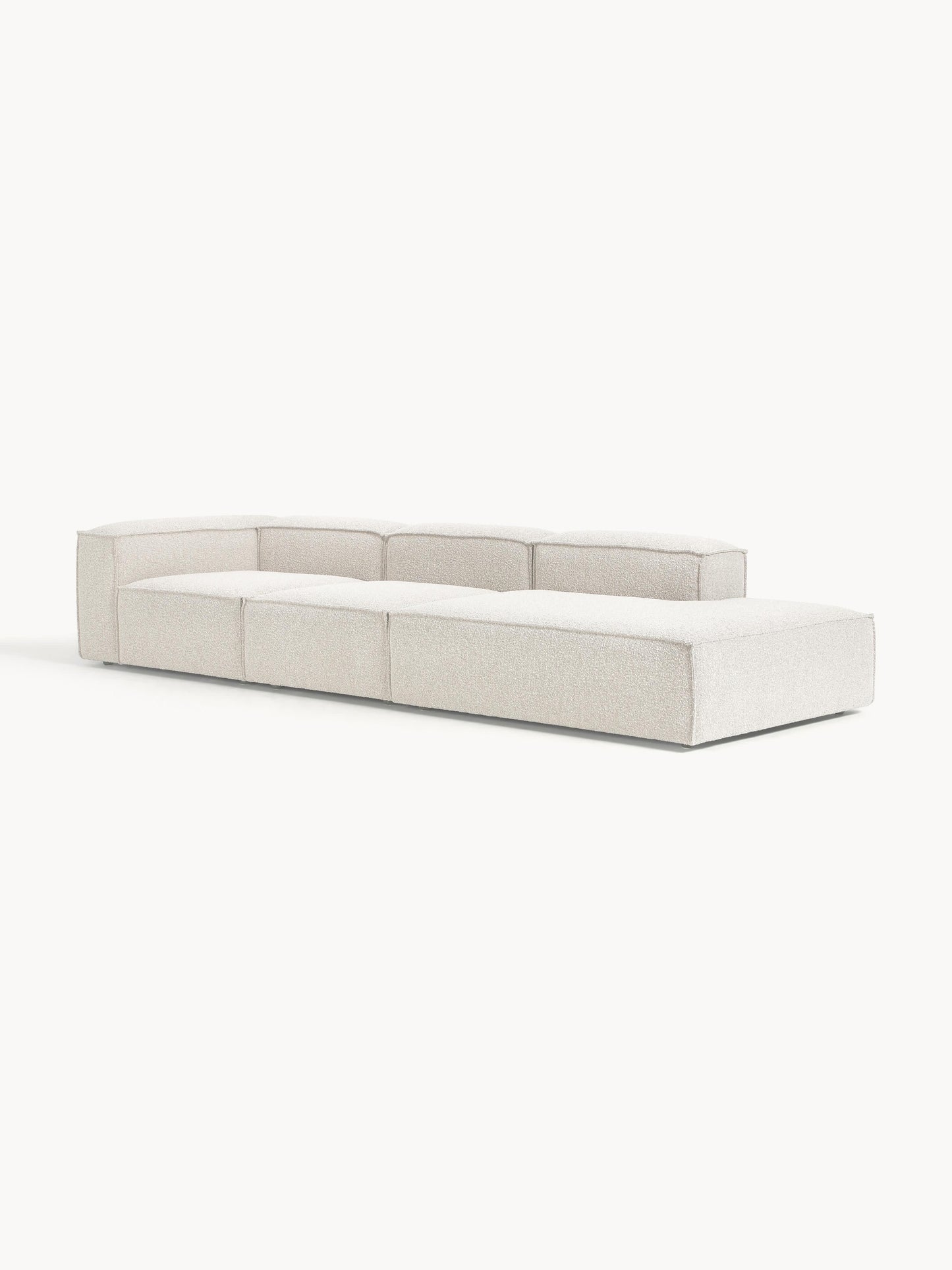 Lenquist Modular Bouclé Ottoman, XL