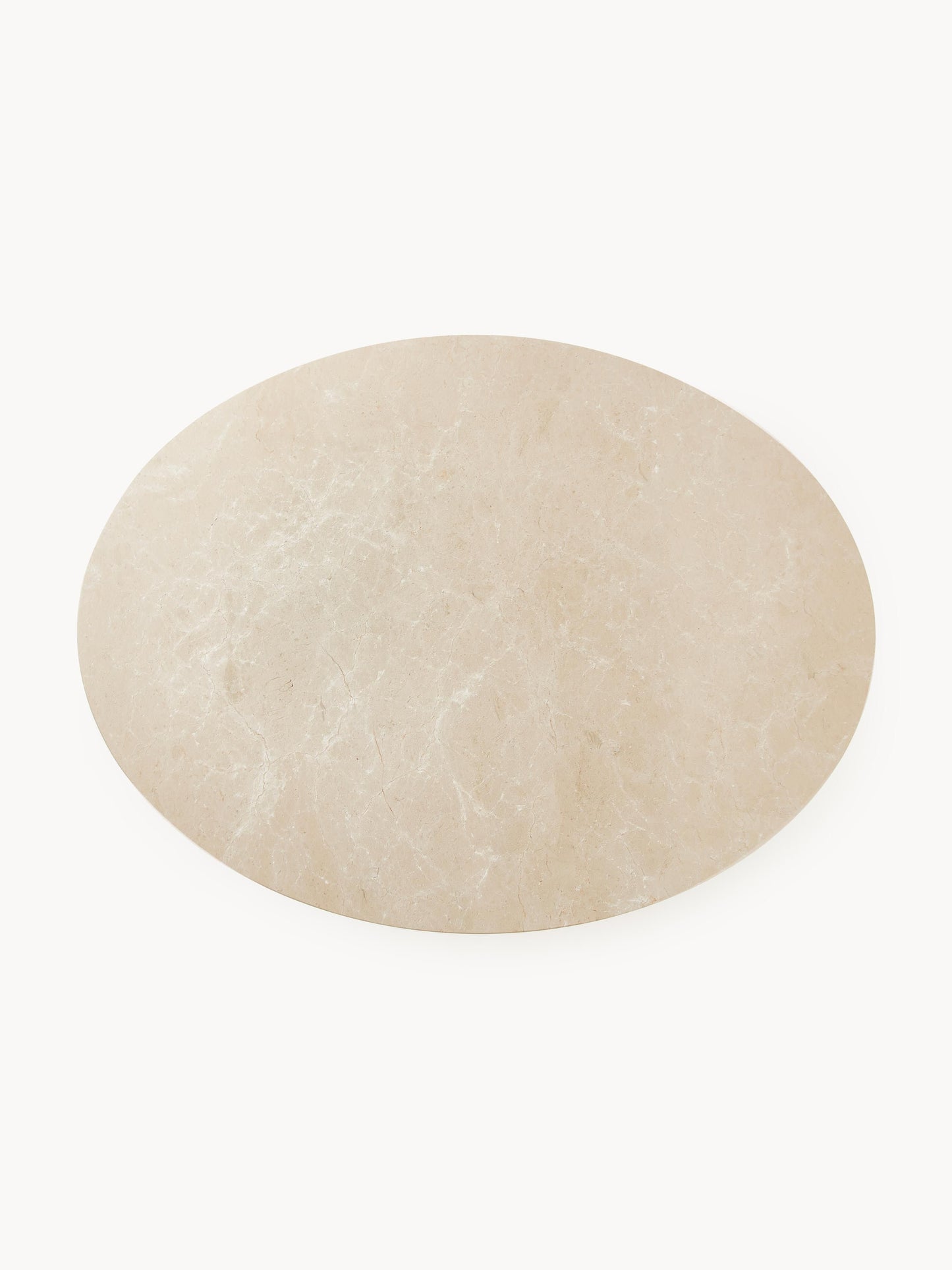 Milbrook Oval Dining Table in Marble, 120 x 90 cm