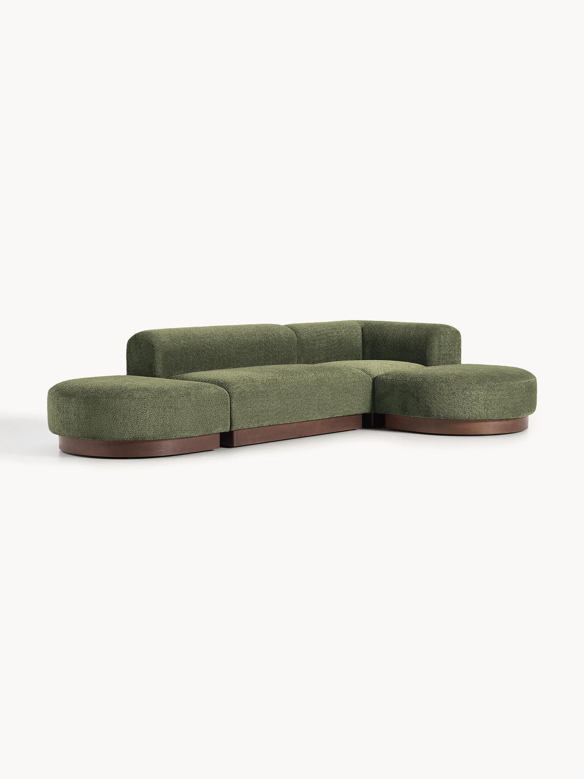 Natworth Modular Teddy Bouclé Corner Sofa