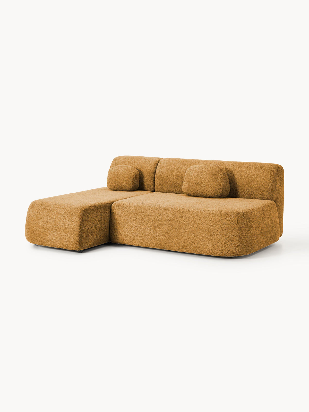Paoquin Teddy Bouclé Sofa Bed with Storage