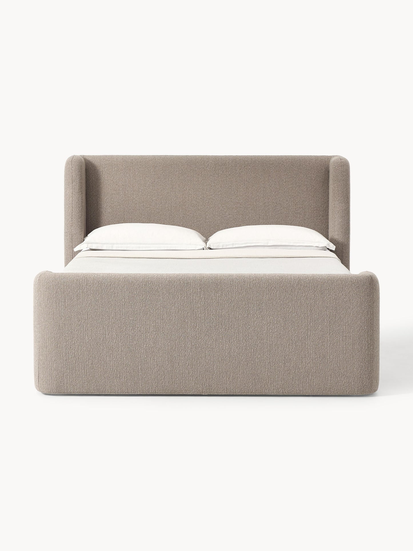 Perlyth Box Spring Bed in Bouclé