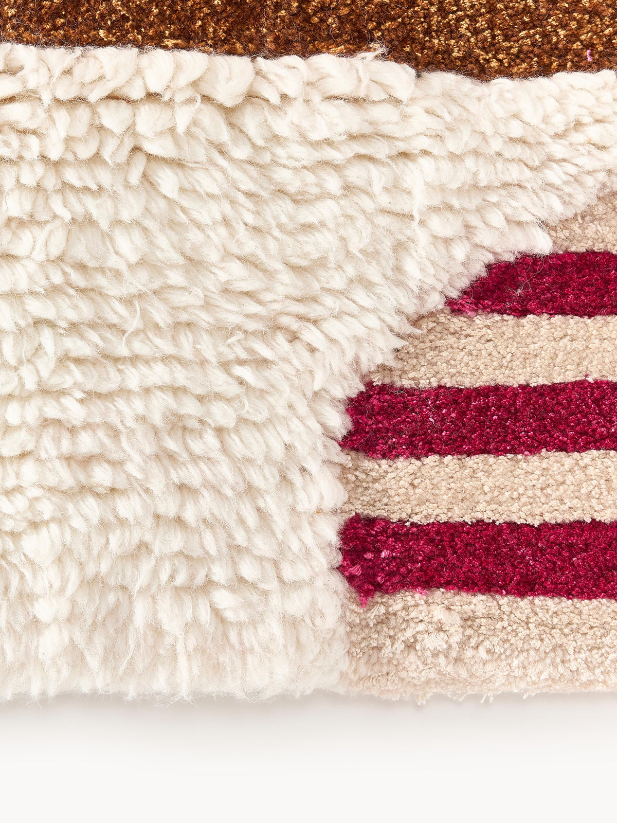 Roscmund Wool Rug, Hand-Tufted, with High-Low Texture