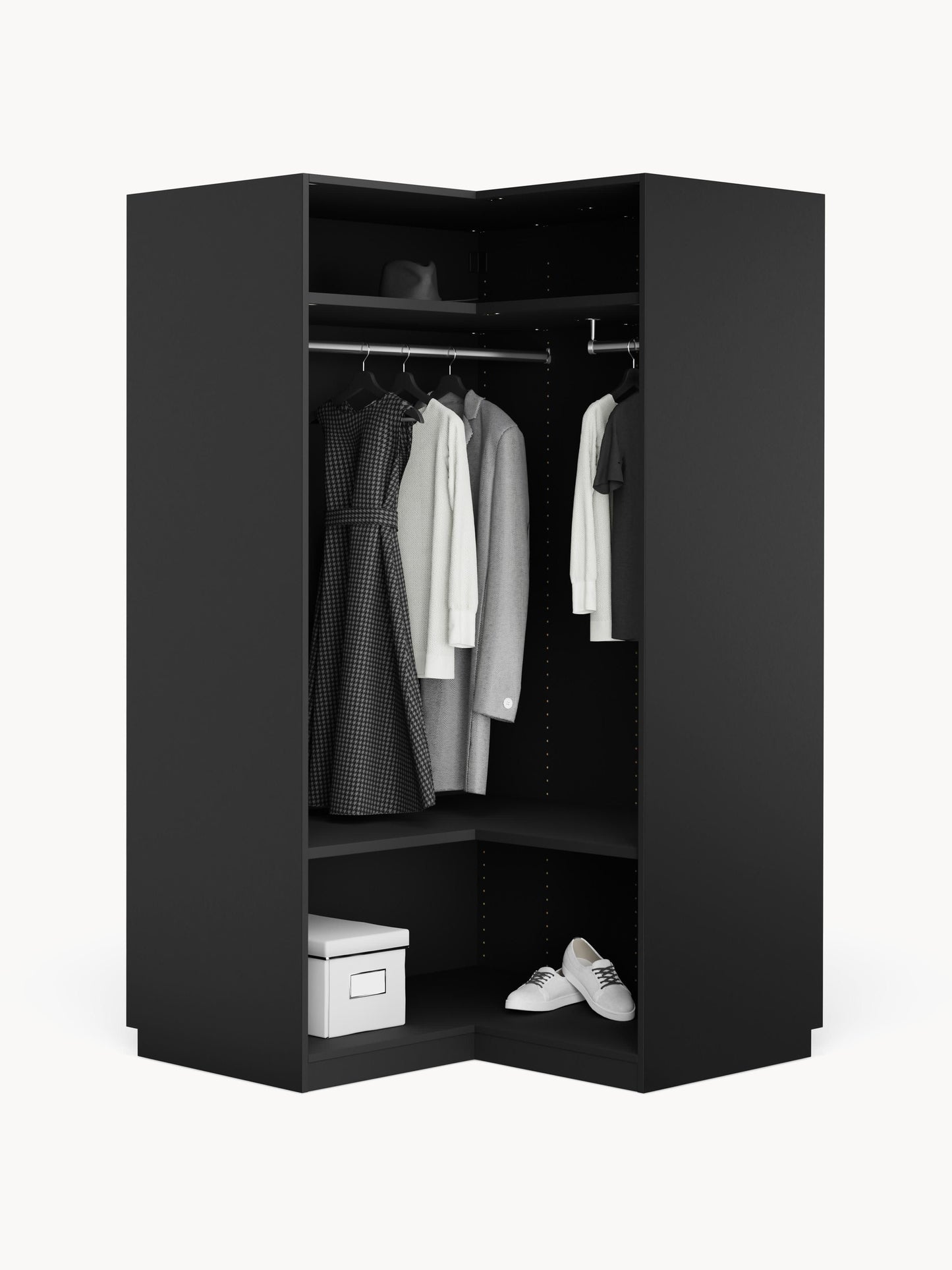 Simvorth Modular Corner Wardrobe, 115 cm Wide