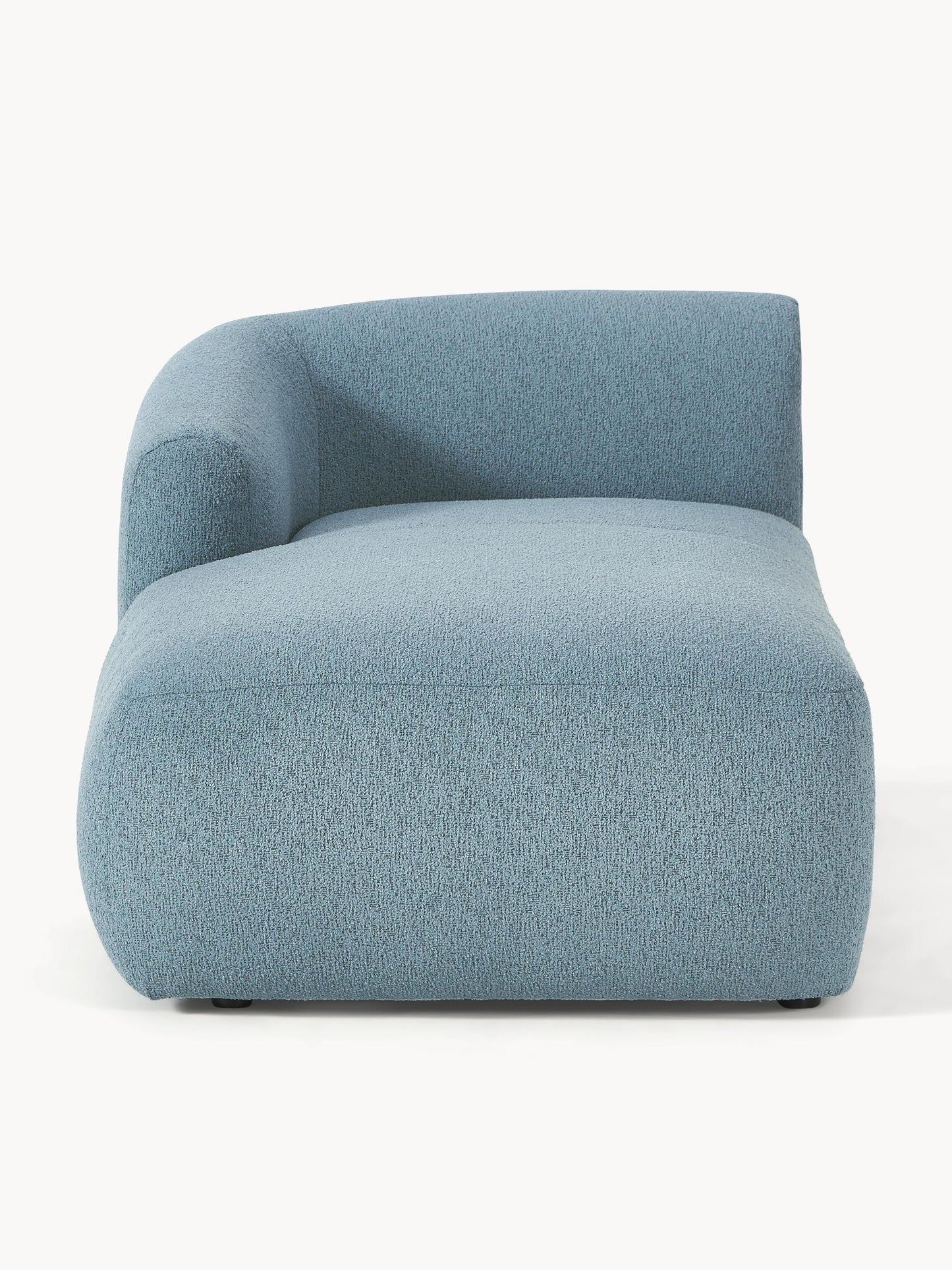 Sovranth Chaise Corner Module in Bouclé