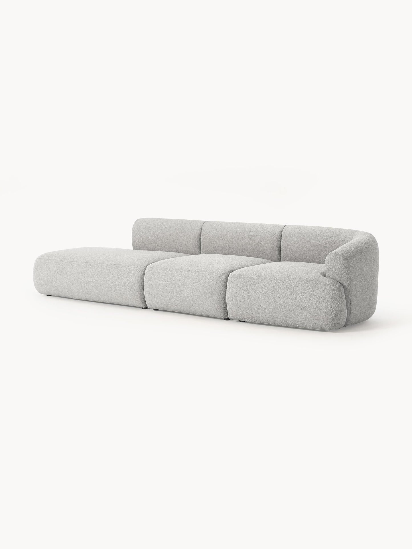Sovranth Modular Chaise in Bouclé (2-Seater)