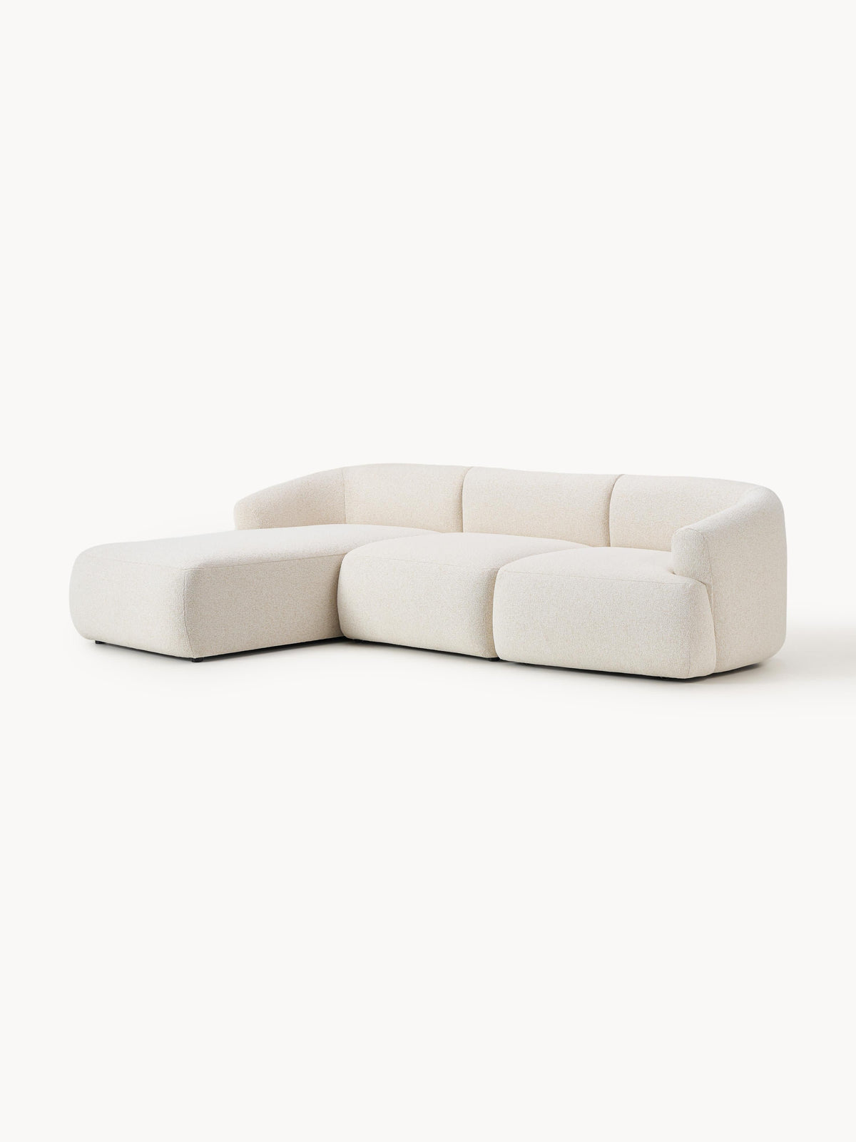 Sovranth Modular Corner Sofa in Bouclé (3-Seater)