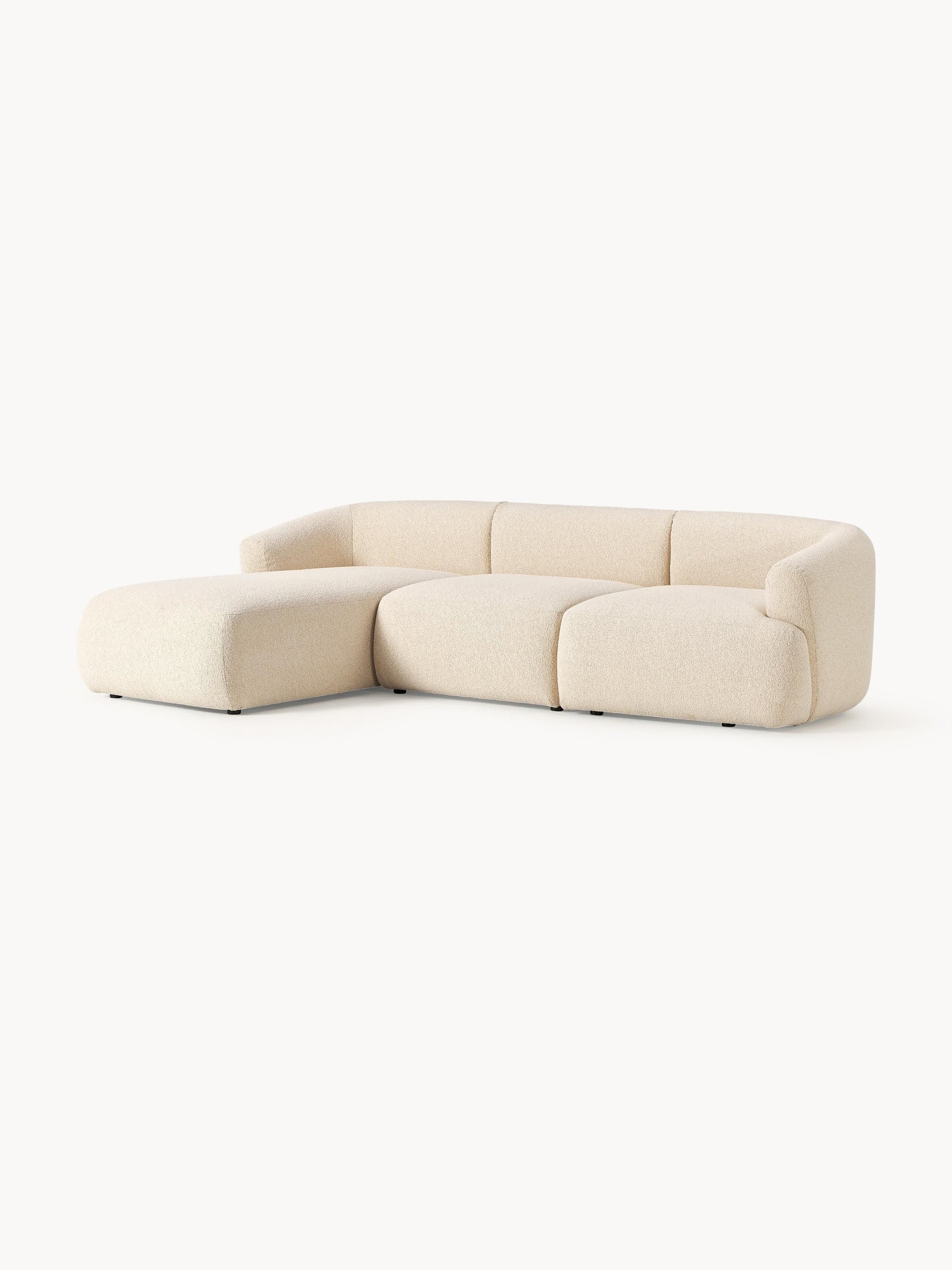 Sovranth Modular Corner Sofa in Bouclé (3-Seater)