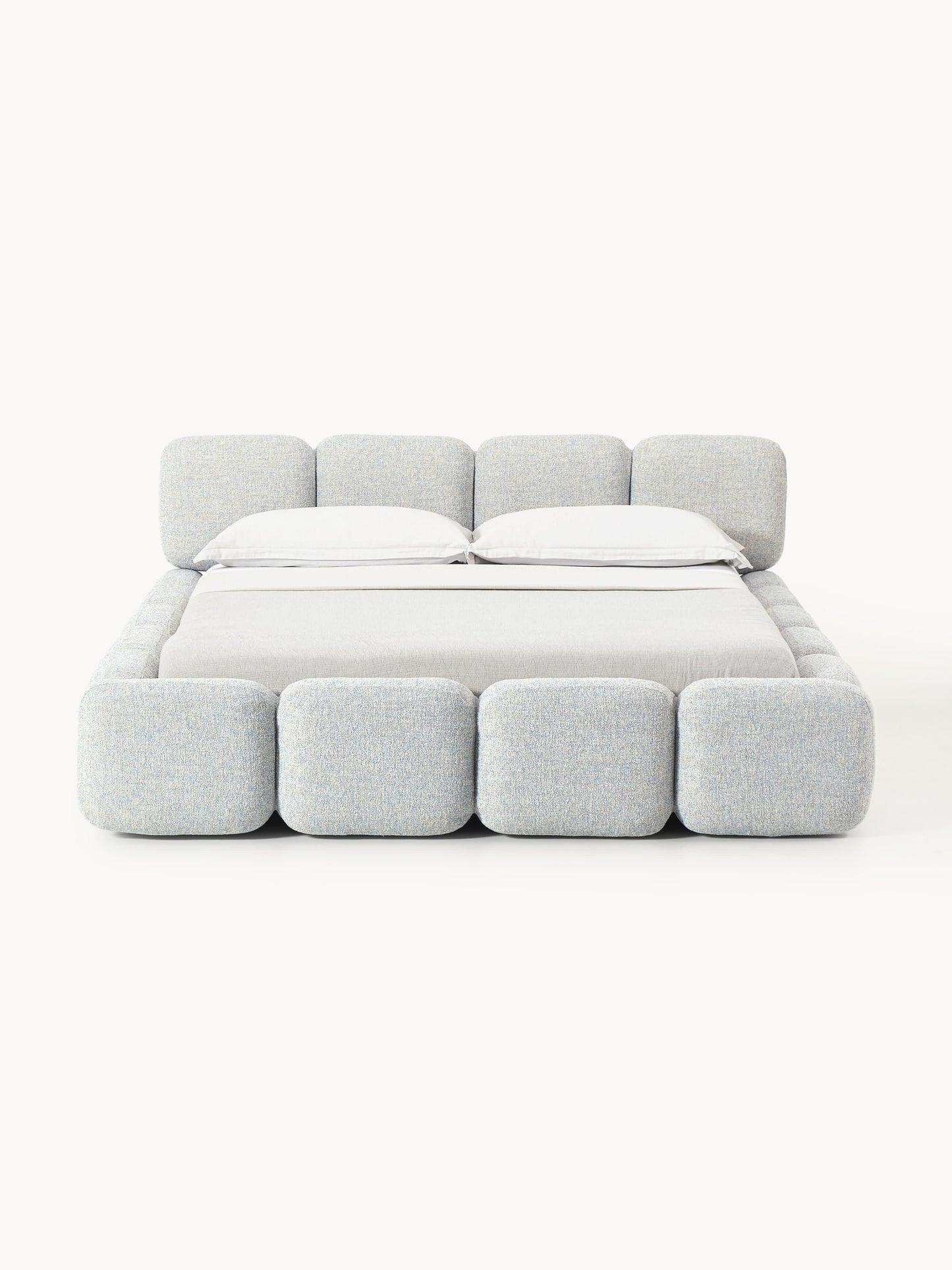 Taybris Bouclé Upholstered Bed