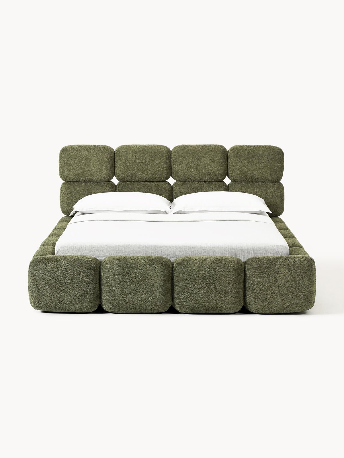 Taybris Teddy Bouclé Upholstered Bed