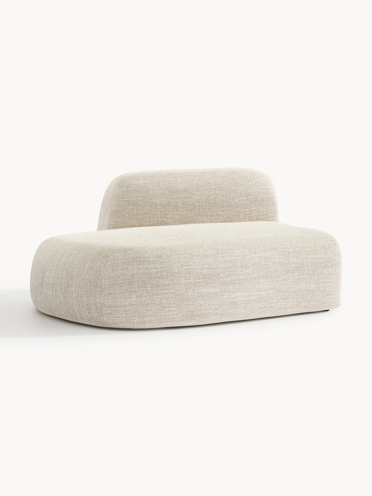Wolgarth Chaise Module in Bouclé