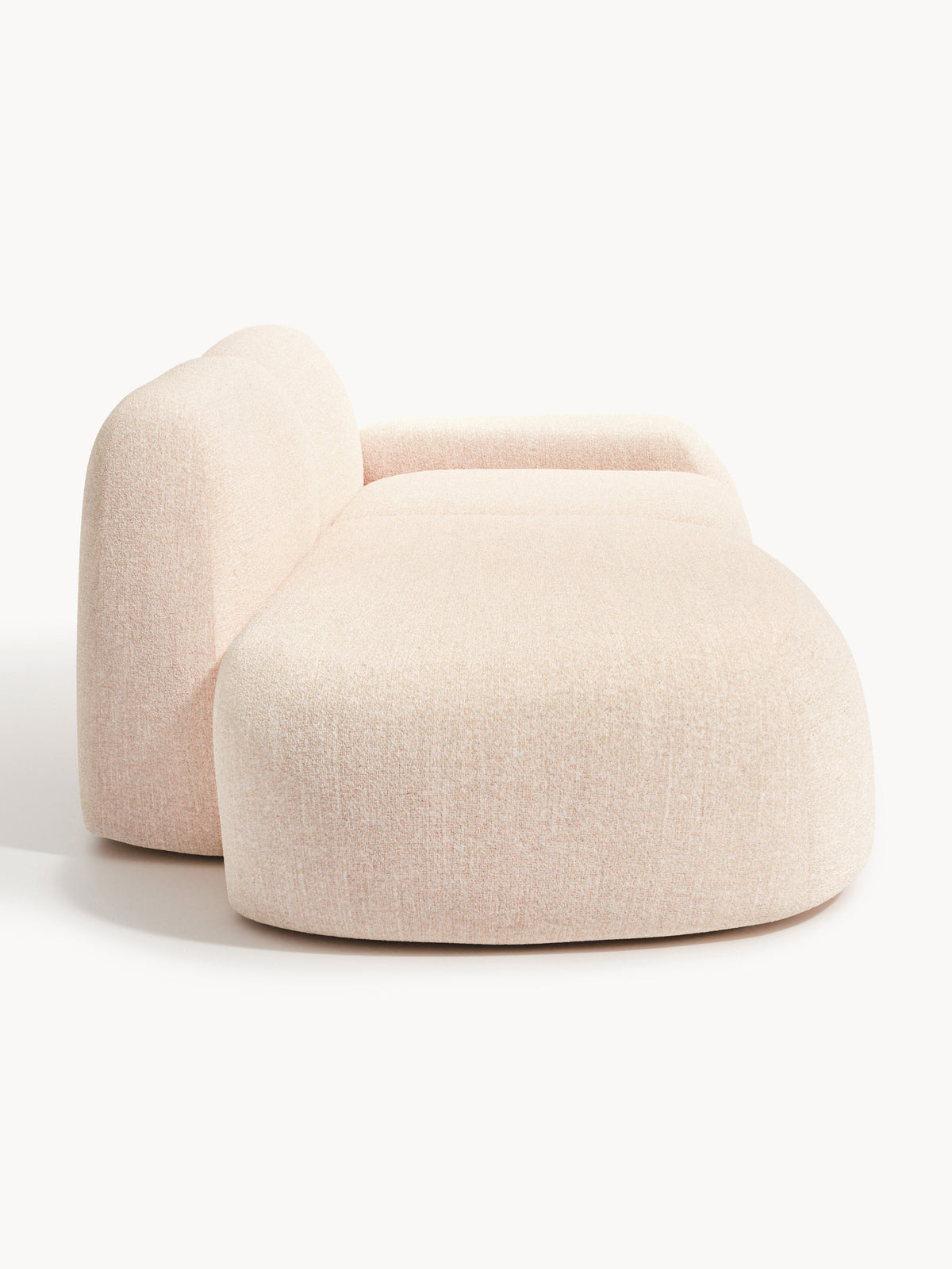Wolgarth Modular Chaise in Bouclé, 3-Seater