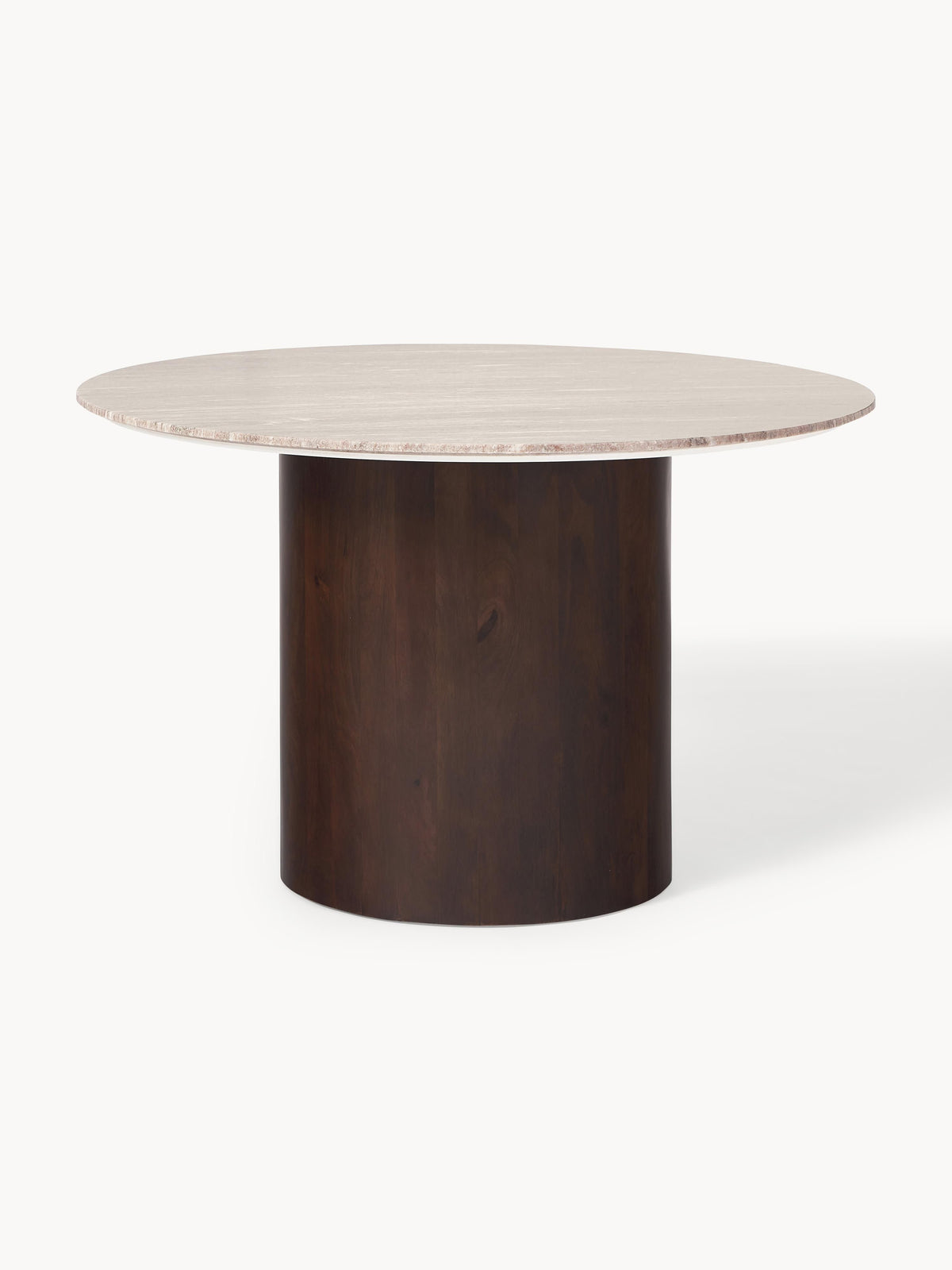 Abbrocca Round Dining Table in Marble, Ø 120 cm