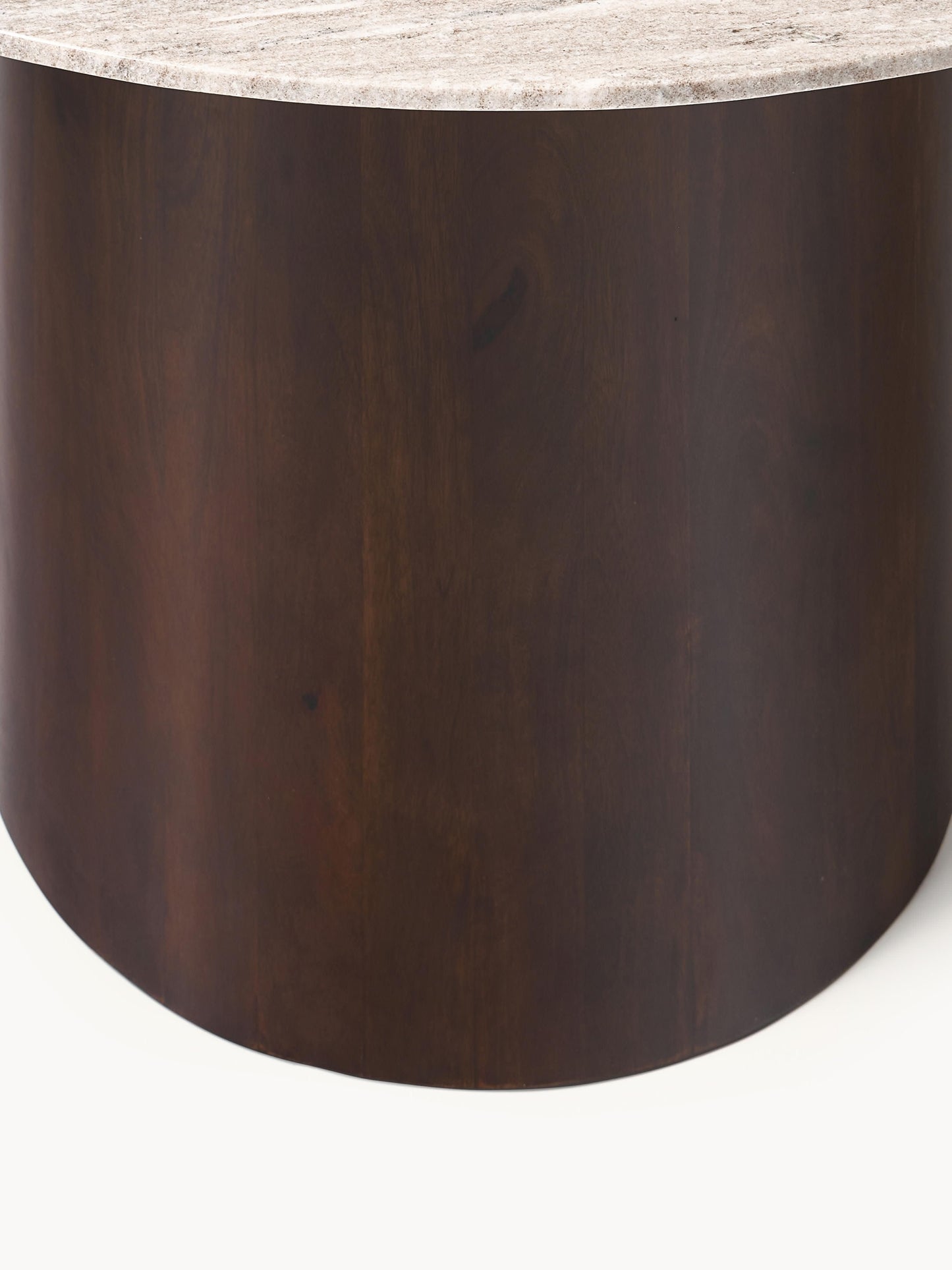 Abbrocca Round Dining Table in Marble, Ø 120 cm