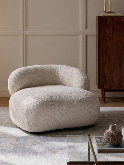 Albstead Lounge Chair in Teddy Bouclé