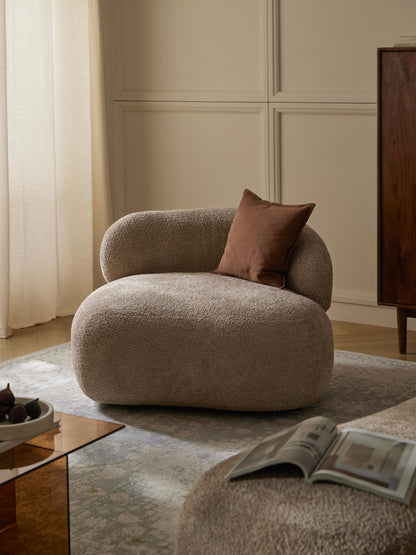 Albstead Lounge Chair in Teddy Bouclé