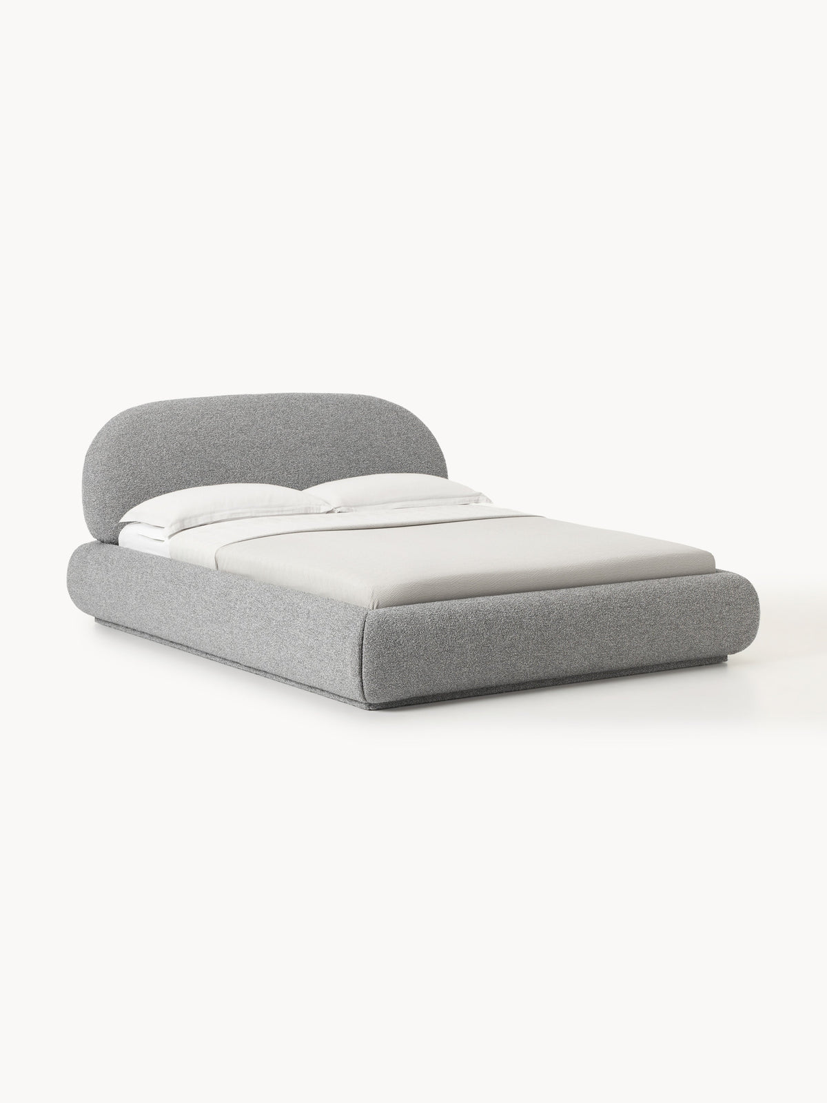 Albstead Upholstered Bouclé Bed with Storage