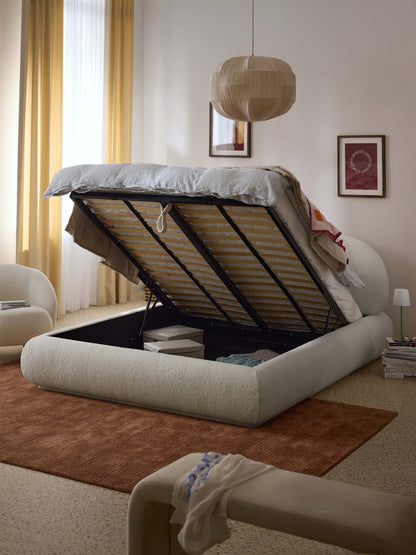 Albstead Upholstered Teddy Bed with Storage