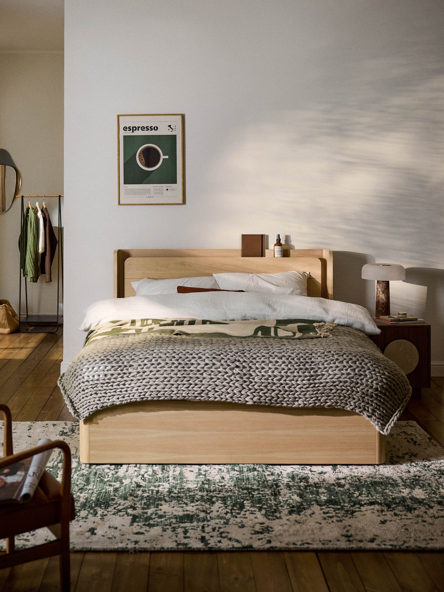 Alowyn Wooden Bed with Drawers