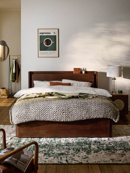 Alowyn Wooden Bed with Drawers