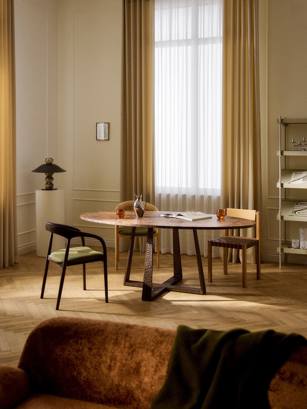 Amellwyn Dining Table, Oval, in Various Sizes
