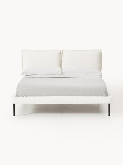 Amelrove Teddy Bouclé Upholstered Bed