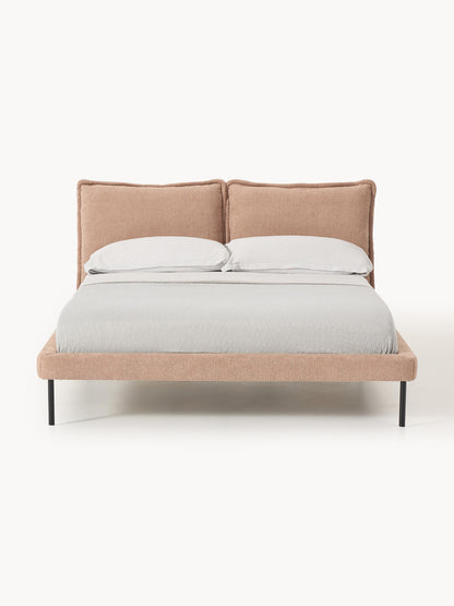 Amelrove Teddy Bouclé Upholstered Bed
