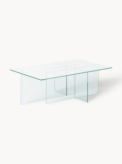 Anoukra Coffee Table in Glass, W 102 cm