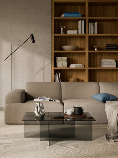 Anoukra Coffee Table in Glass, W 102 cm