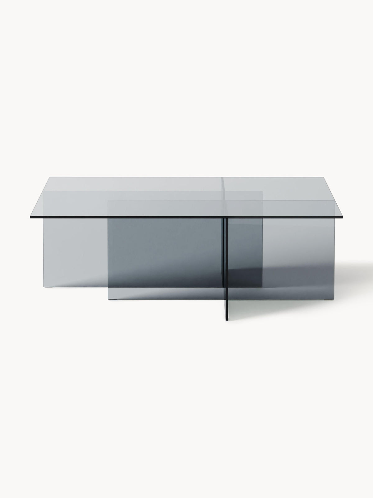 Anoukra Coffee Table in Glass, W 102 cm