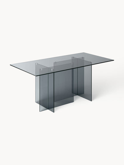 Anoukra Dining Table in Glass, 180 x 90 cm