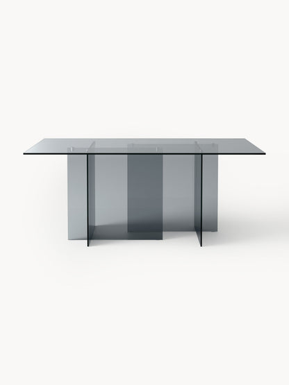 Anoukra Dining Table in Glass, 180 x 90 cm