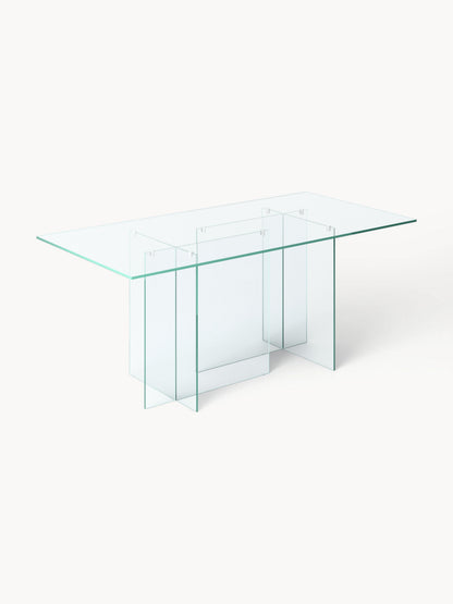 Anoukra Dining Table in Glass, 180 x 90 cm