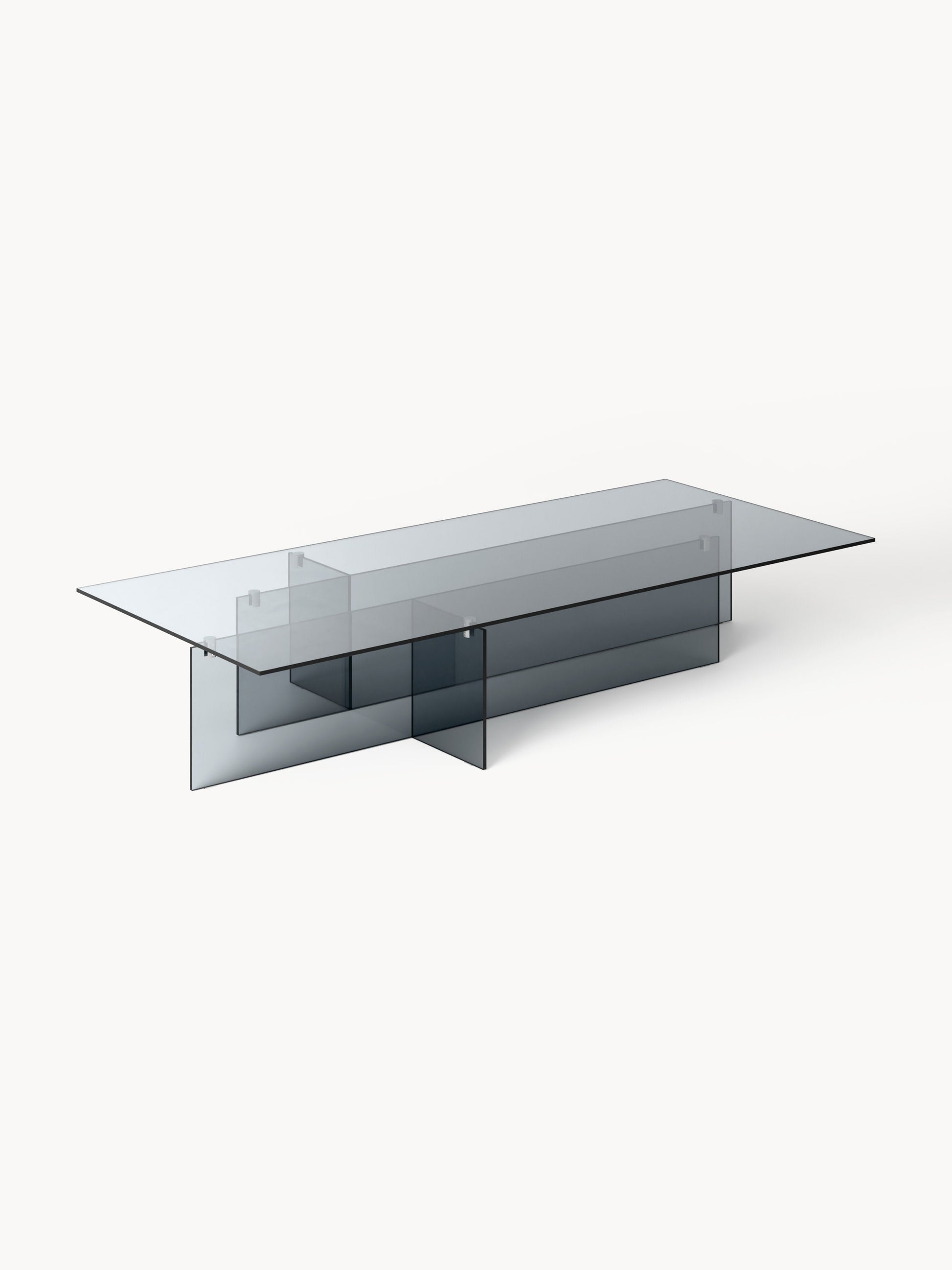 Anoukra Large Coffee Table in Glass, W 160 cm