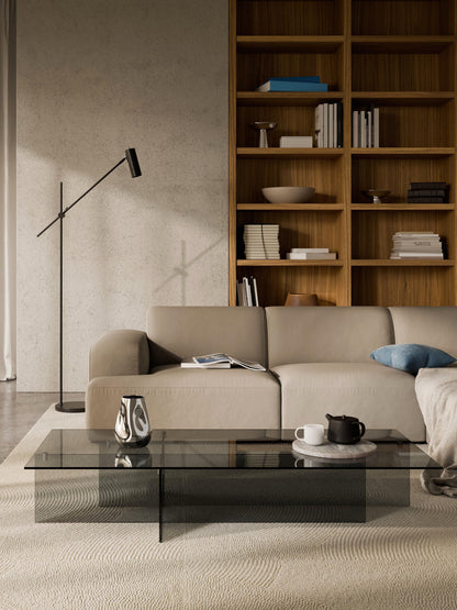 Anoukra Large Coffee Table in Glass, W 160 cm