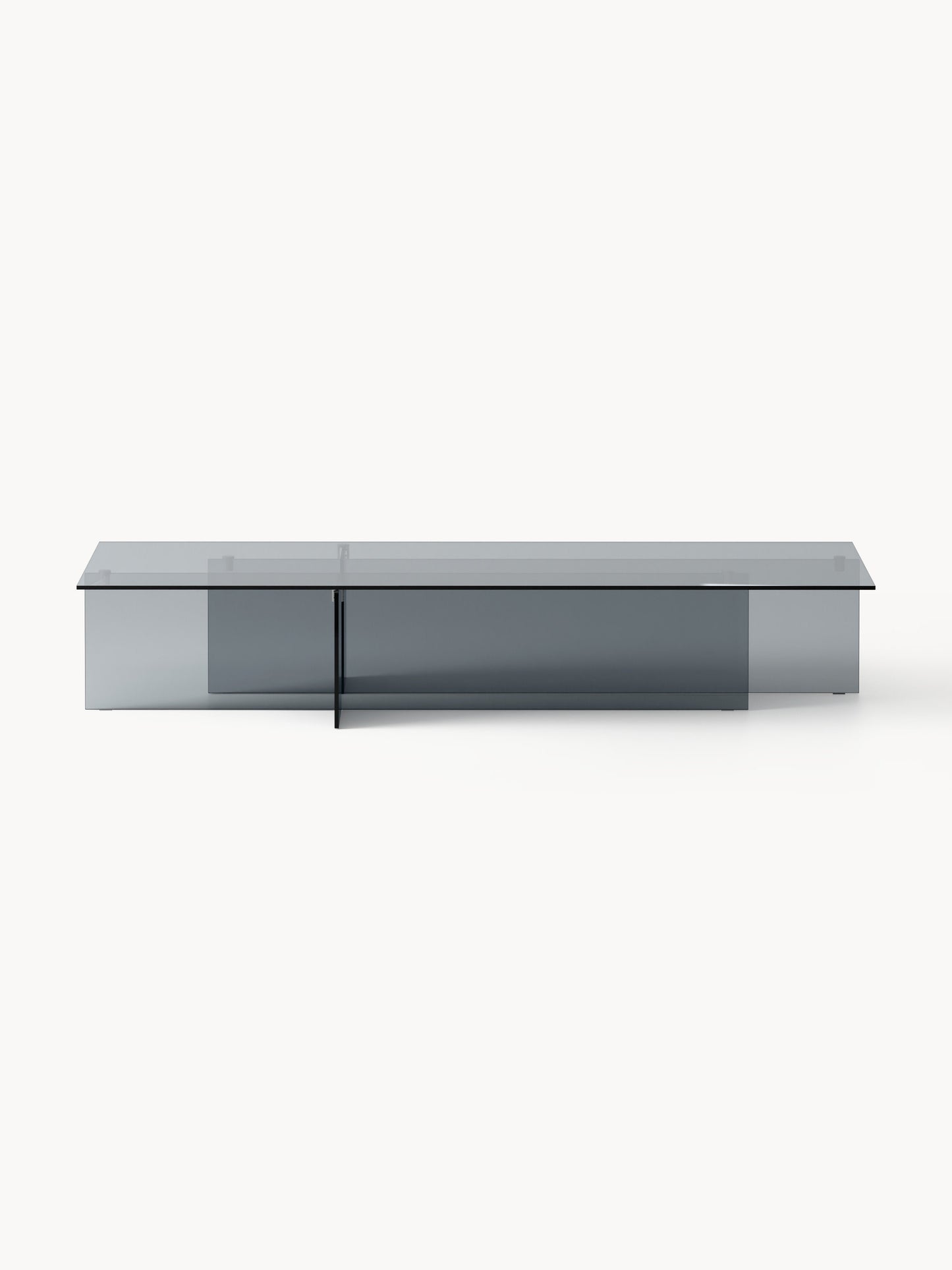 Anoukra Large Coffee Table in Glass, W 160 cm
