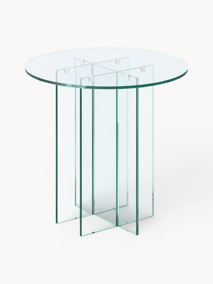 Anoukra Round Glass Dining Table, in Various Sizes