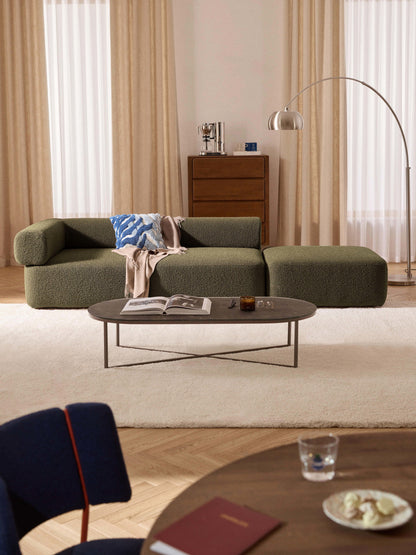 Antorius Modular Ottoman in Bouclé