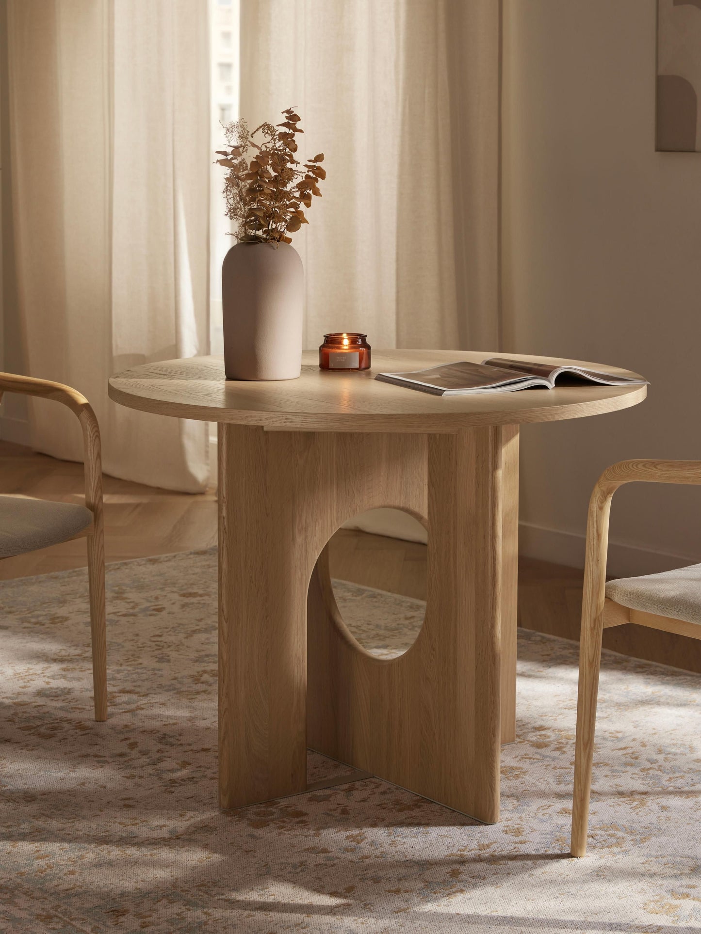 Apolseth Dining Table, Round, in Various Sizes