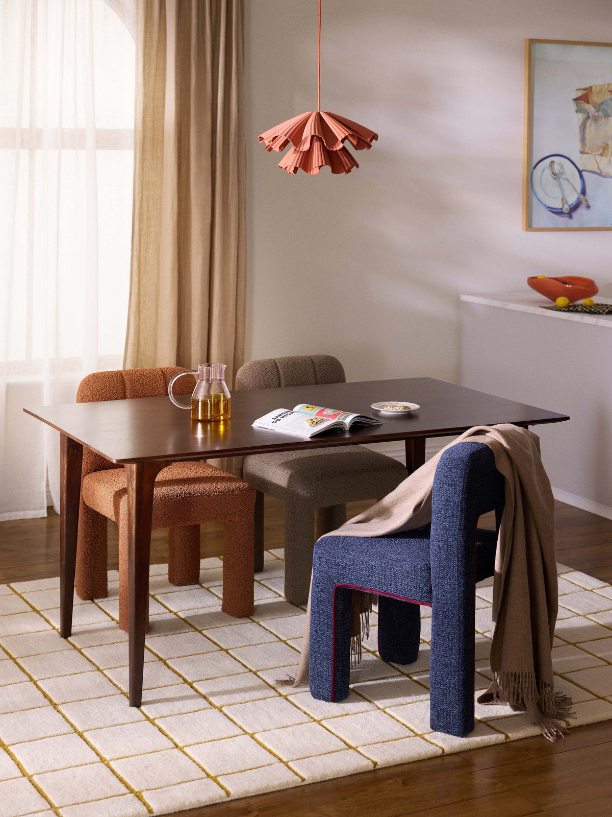Archelio Mango Wood Dining Table, in Various Sizes