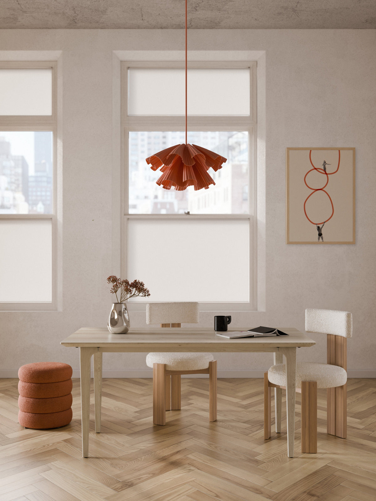 Archelio Oak Dining Table, in Various Sizes