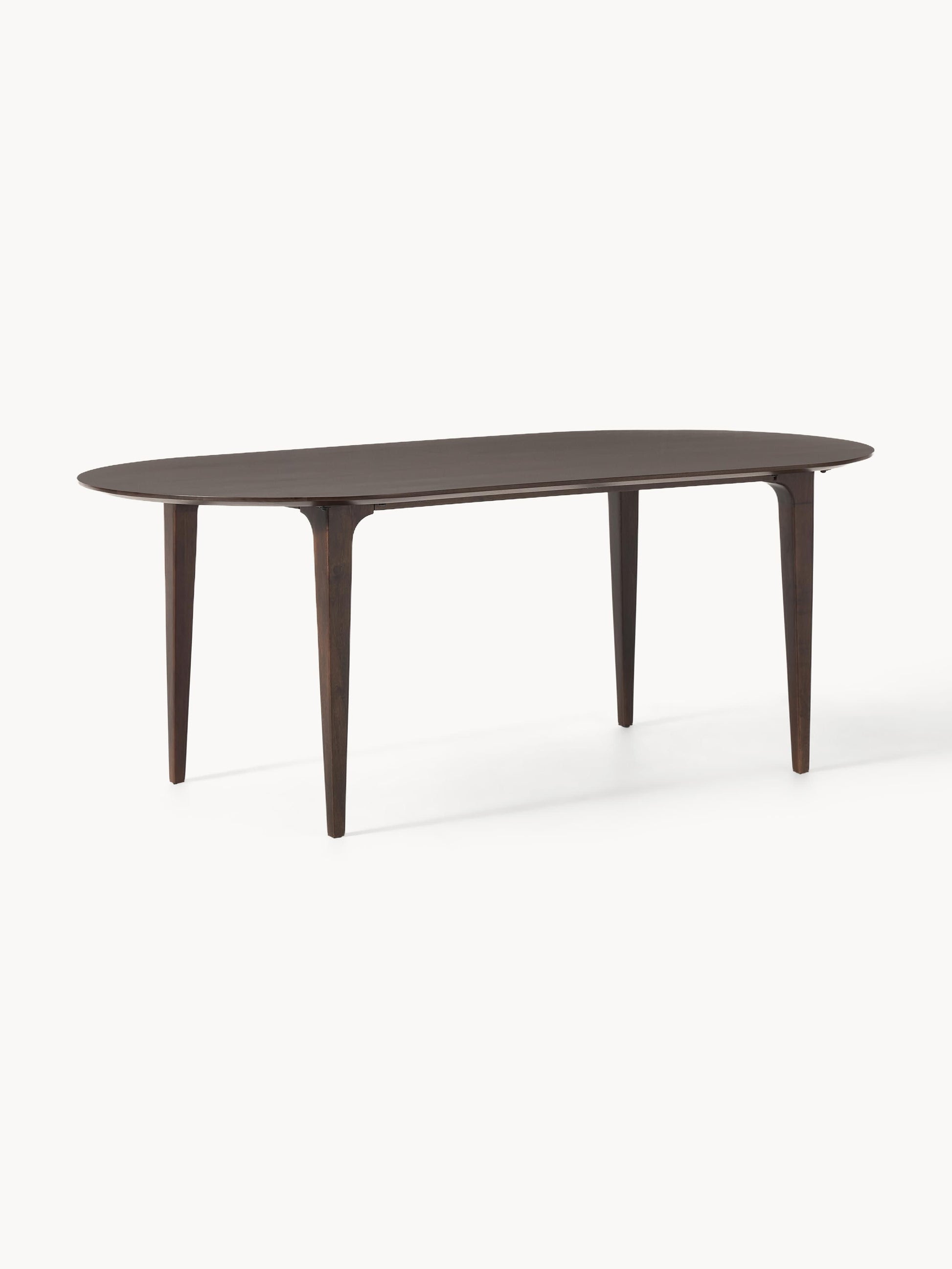 Archelio Oval Dining Table in Mango Wood, 200 x 100 cm