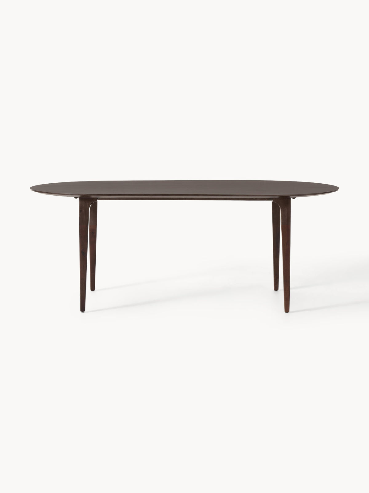 Archelio Oval Dining Table in Mango Wood, 200 x 100 cm