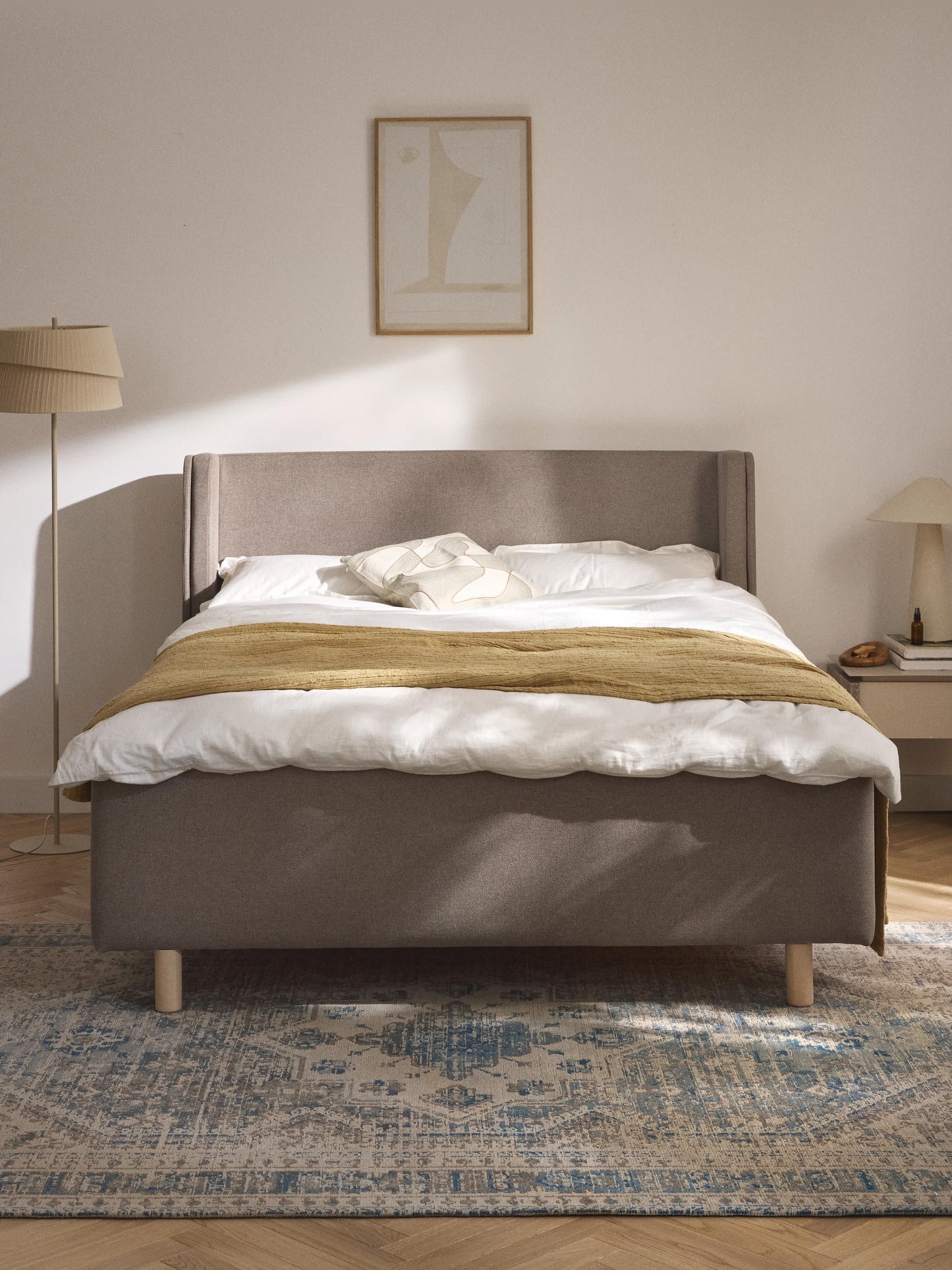 Archwald Upholstered Drawer Bed