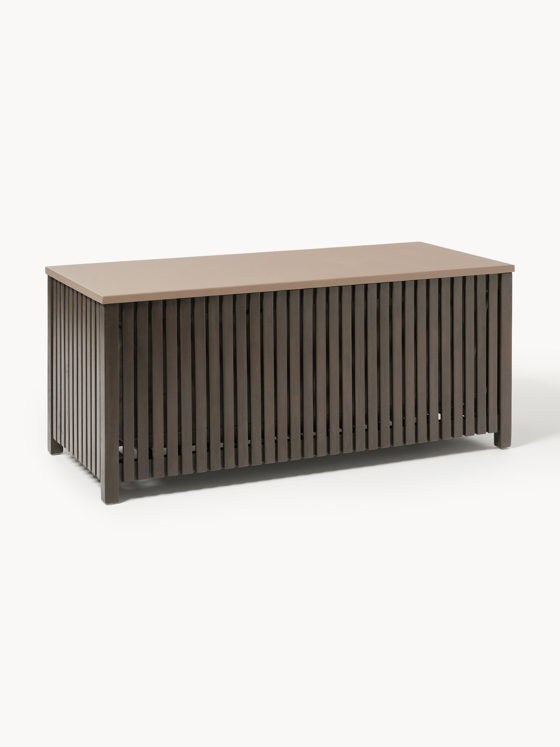 Arkindo Acacia Wood Garden Storage Box with Insert, W 129 cm